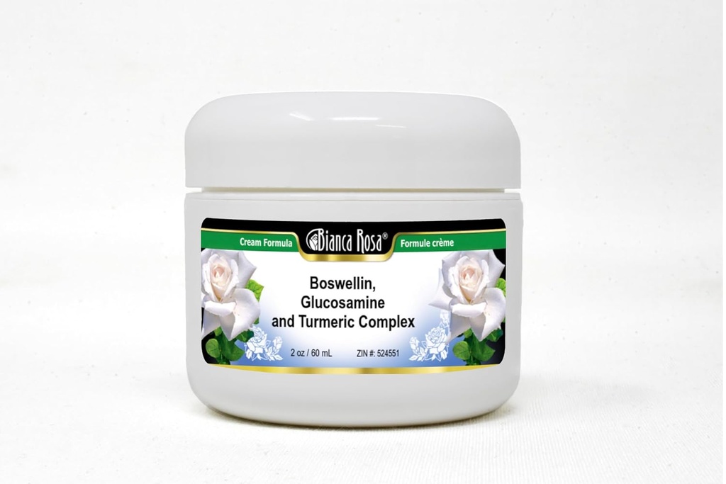 Bianca Rosa Boswellin, Glucosamine en Kurkuma Complex Cream (2 oz, ZIN: 524551) - 3 Pack