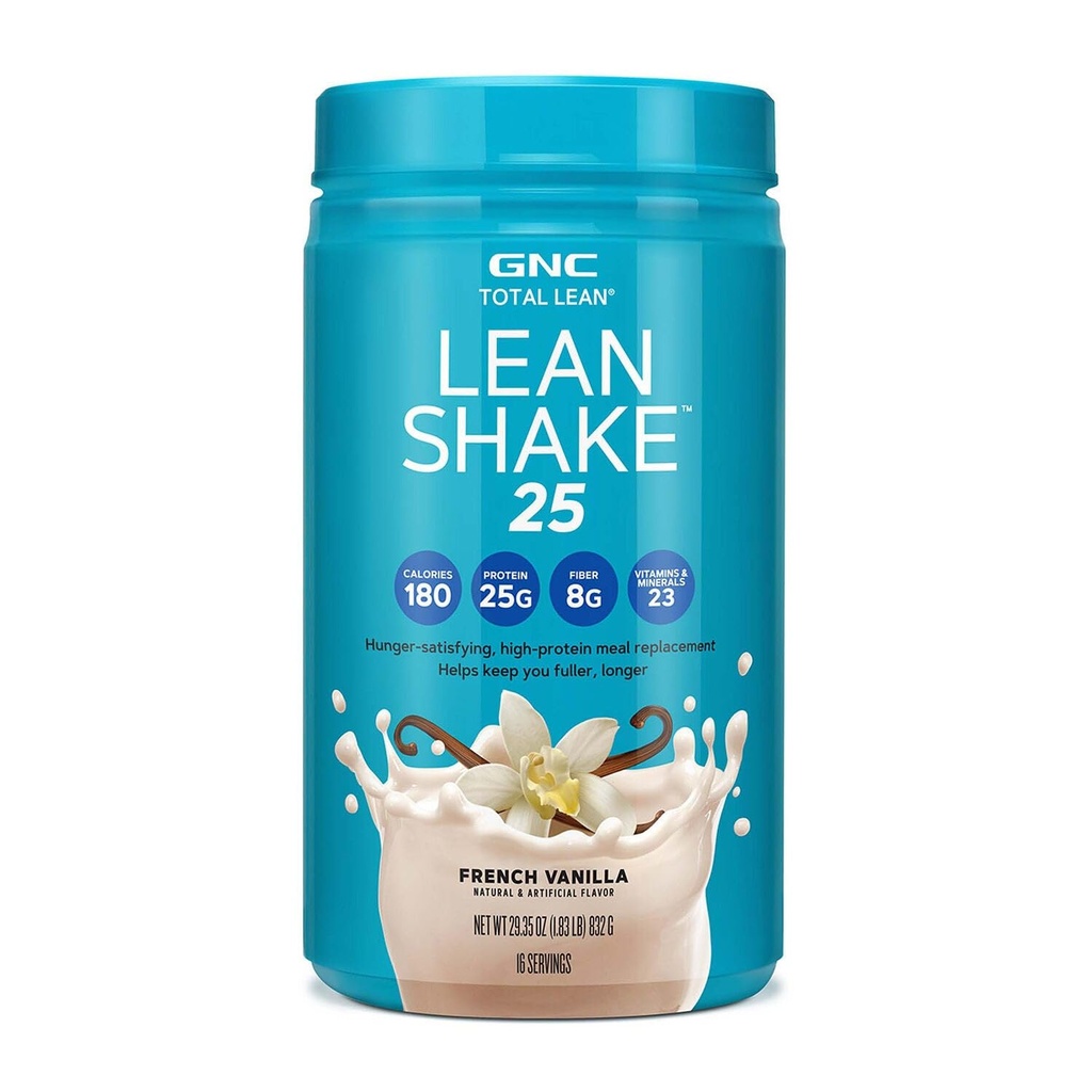 GNC Total Lean Lean Shake 25 - French Vanilla (16 Servings)