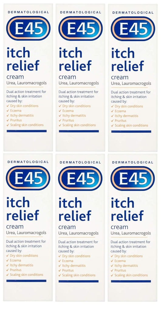 Ee 6 X E45 Crème antidémangeaison 100G