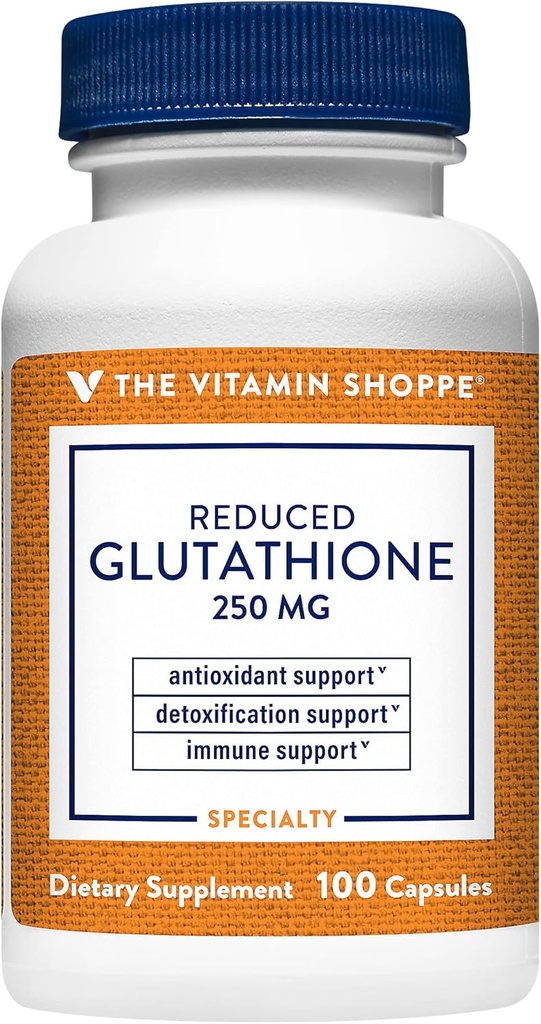 De Vitamin Shoppe Verminderde Glutathion Antioxidant - 250 MG (100 capsules)