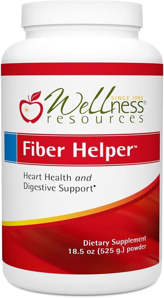 Fiber Helper - Ultra Pure Fiber Powder met Haver Beta Glucan, Psyllium & Arabinogalactan Oplosbare en onoplosbaare vezels voor de spijsvertering gezondheid, ontgifting, hartgezondheid (525 Gram)