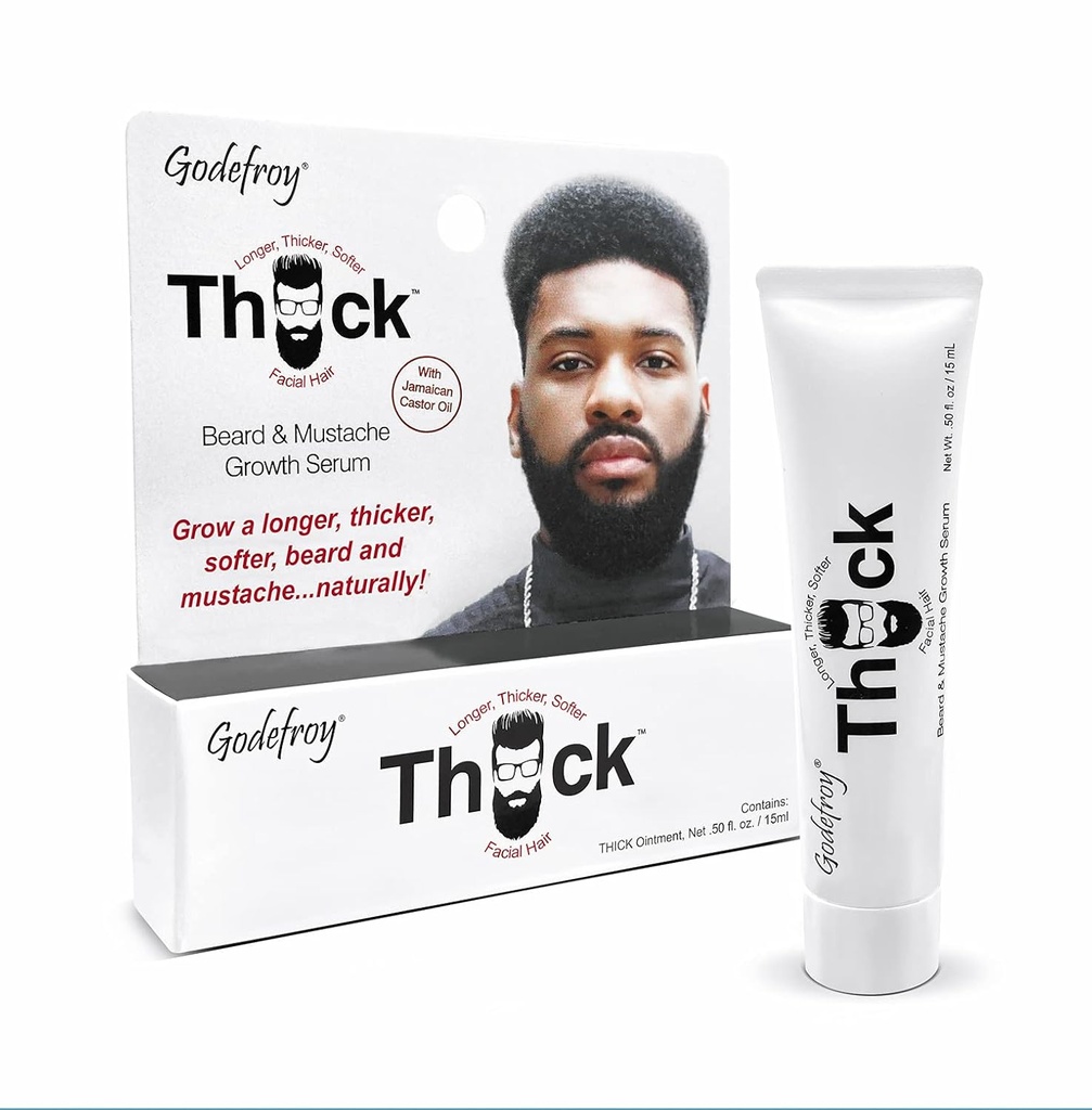Godefroy dikke baard en snor Serum voor etnische haartypes, 15 ml