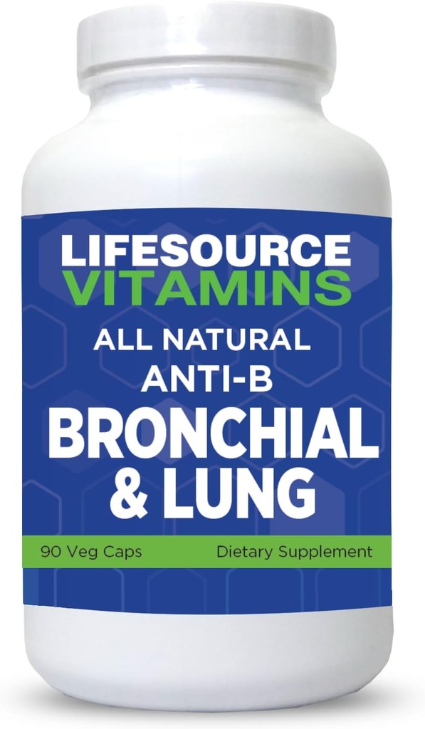 LevenBron Vitaminen Alle Natuurlijke Anti-B Bronchial & Lung Ondersteuning 