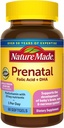 Nature Made Prenatale Vitamine + DHA Softgels met Foliumzuur, Jodium en Zink, 60 Tellen