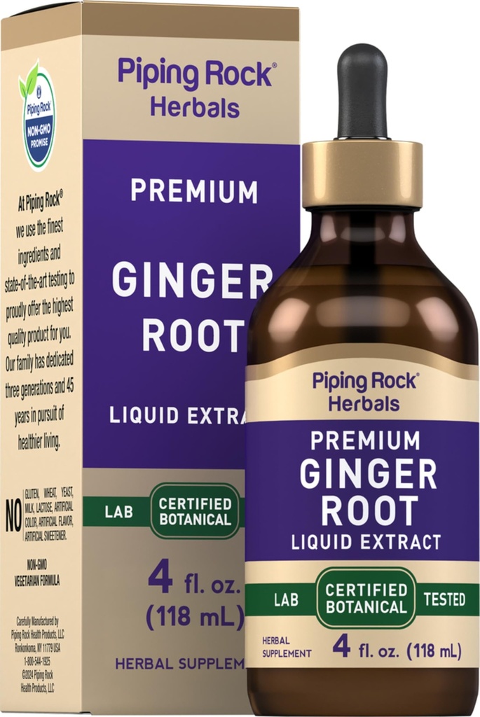 Extrait de racine de gingembre de roche de Piping liquide de 4 fl oz.