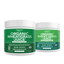 Poudre de jus d'herbe de blé biologique Plus Poudre de jus d'orge biologique - États-Unis