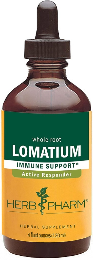 Herb Pharm Lomatium Liquid Extract voor ondersteuning van het immuunsysteem - 4 Ounce