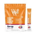 Voli-energiedrankmix Pakketten met natuurlijke pre-workout poeder met groene thee Cafeïne & B vitamines, Aminozuren & Elektrolyten voor duurzame focus, hydratatie en schone energie