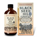Black Seed Oil 8 oz - Cold Pressed Ethiopische zwarte komijn Nigella Sativa, 3X Thymochinon, 100% Pure & Organic Liquid in Glass Bottle - Ondersteunt Immune, Haar, en huidgezondheid