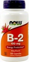 NOW Foods Vitamine B-2 100 mg Caps, 2 pk