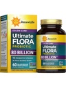 Renew Life Probiotic Colon Care Probiotic Capsules, Dagelijks supplement Biedt Colon Support, L. Rhamnosus GG, Zuivel, Soja en glutenvrij, 80 miljard CFU, 60 Tellen