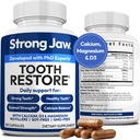 Restaurer la dent pour les adultes avec la Gum reminéralisante Support 180 Capsules Fabriqué aux États-Unis - Vitamines de dents pour les dents fortes Bone complément de santé Calcium Vitamine D3 Hydroxyapatite Enamel Repair