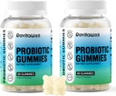 Probiotische Gummies voor de spijsvertering van gezondheid en Gut Health, 3,6 miljard CFU, Suikervrij, Debloat Gummies Probiotica voor kinderen, vrouwen en mannen, Yogurt Flavour, 120 Tellen