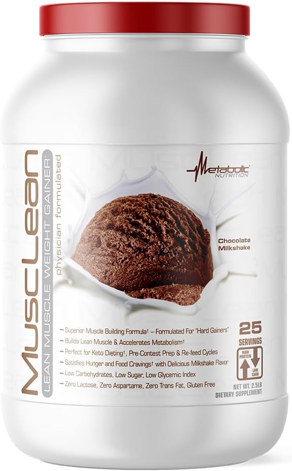 Metabolische Voeding Musclean Chocolate Sha, 2,5 pond