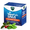 Vicks VapoPads Sinus Relief Formula - Résoudre les tampons de vapeur pour les humidificateurs Vicks et les inhalateurs à vapeur, les tampons parfumés pour la congestion de Sinus et l'irritation de la gorge, 20-Pack, boîte couleur mai Varier