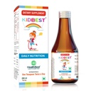 GezondheidBest Kidbest Appetite Booster voor kinderen 3-13 Yrs met L-Lysine & B vitamines Stroop, helpt gezonde gewichtstoename, Ananas smaak, verhoogt honger, eetlust Stimulant, 200ml