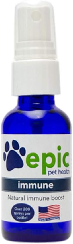 Immuun - Alle Natuurlijke Elektrolyten Supplement - Bevordert gezond immuunsysteem- helpt verlichten Allergieën & Ongemak- Voeding Multivitamine voor katten en honden (Spray 1 oz)