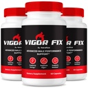 (3 Pack) Vigor Fix mannelijke supplement, VigorFix pillen voor mannen, dagelijkse voeding voor algemene gezondheid en welzijn, Vigor vaste ondersteuning Capsules voor vertrouwen en energie, Reviews (180 Capsules)