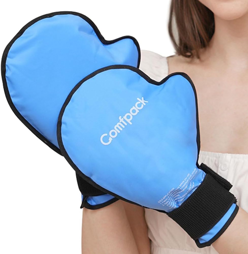 Hand Ice Pack Handschoenen voor pijnverlichting, 2 Pack Volledige Koude Therapie Handschoenen voor Chemotherapie Neuropathie, Gel Ice Pack voor Carpal Tunnel, Artritis, Zwelling, Suregry, Werkhands