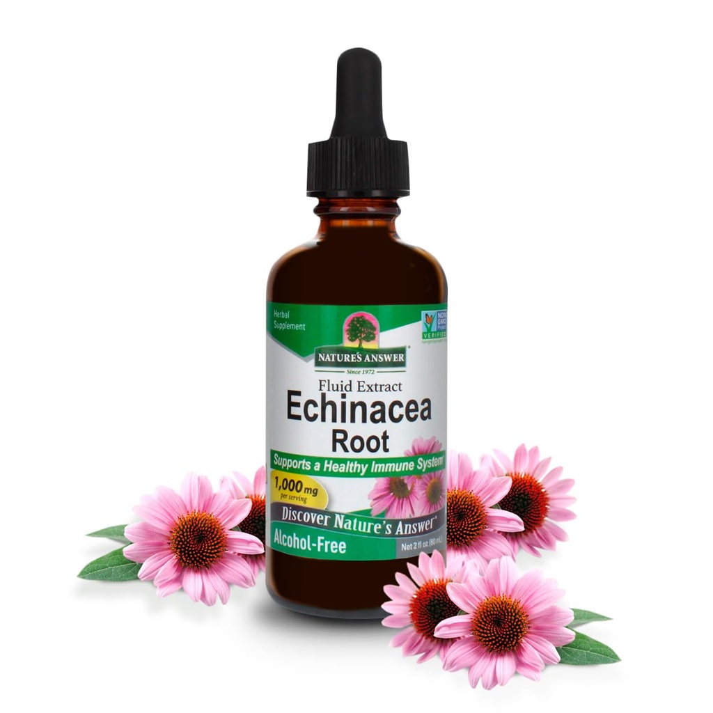 Het antwoord van de natuur Echinacea Extract Ondersteunt een gezond immuunsysteem 
