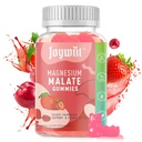 Magnésium Malate Gummies 1000mg de magnésium Malate avec L-Theanine, CoQ10 et vitamine B6 de haute puissance anti-stress et soutien musculaire de haute puissance