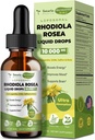 Totaria Liposomal Rhodiola Rosea Teinture 16 en 1, avec Ashwagandha, L-Theanine, Safran, Supplément de cortisol ultra-fort avec Rhodiola Rosea, Magnésium