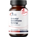 Designs for Health S-Acetyl Glutathion Synergy - 200mg S-A-GSH met NAC + Vitamine B6 - Niet GMO Antioxidant Supplement ter ondersteuning van normale ontgifting (60 capsules)