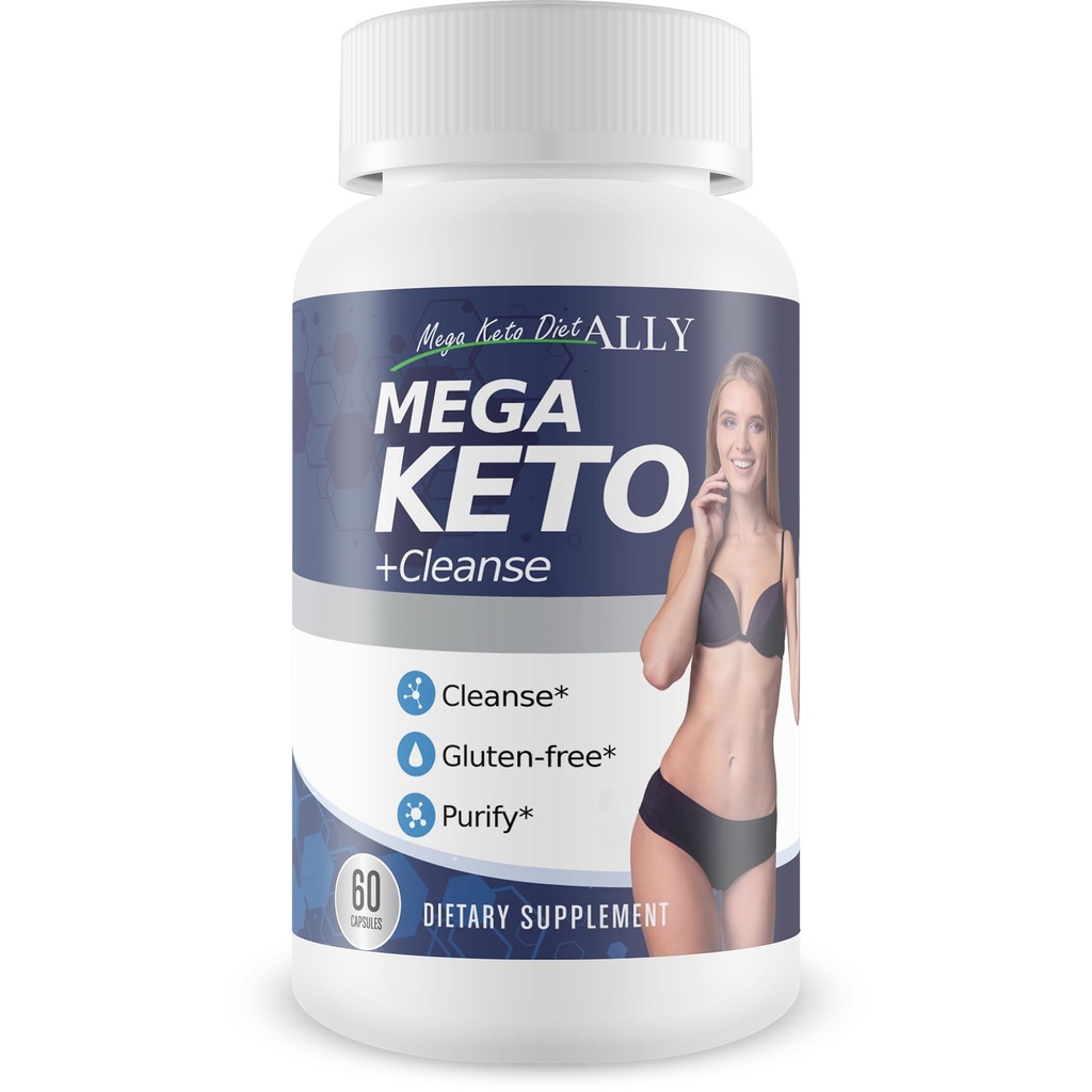 Mega Keto Dieet + Reiniging - Helpen verminderen Gut Bloat - Blast Out Carbs ter ondersteuning van Ketosis Reiniging - Digestief Reinigen Ketogene Ondersteuning - Lichaamsreiniging en Leverreiniging - Help Ondersteuning van de algehele gezondheid