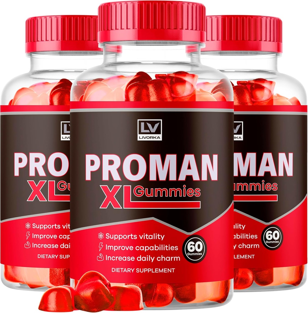 (3 Pack) Proman XL Gummies, Proman XL Gummies for Men, PromanXL Gummies Advanced Formula, Proman XL Capsules, Proman XL Gummies Reviews, Proman XL Gummies Supplement Ondersteuning, 180 Gummies for 3 Month