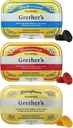 GRETHER'S Suikervrije Pastilles Zwarte bessen, Vlierbloesem & Red bessen - Geschenk voor Zangers - Natuurlijke Remedie voor Droge Mond Relief - 2.1 oz (Pack of 3)