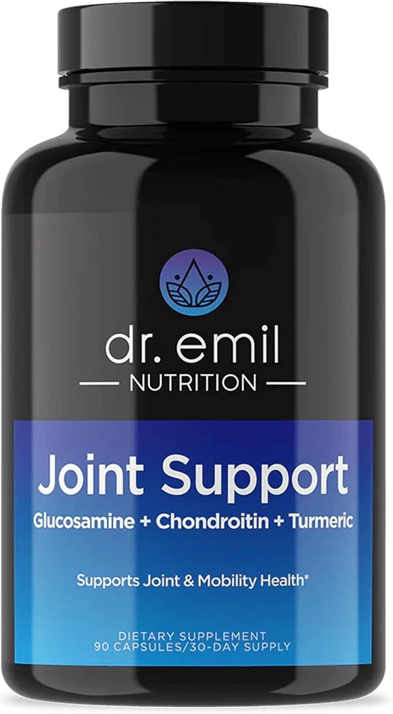 DR. EMIL NUTRIITION Joint Aid supplement - Joint supplement with Glucosamine Chondroitin, MSM & Turmeric - Joint Health supplement for Mobility and Discomfort for Men and Women* (60 capsules)