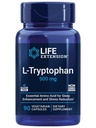 Levensverlenging L-Tryptofaan, 500 mg, stimuleert gezonde serotonineniveaus en bevordert gezonde slaap, goed, stressrespons & verzadiging, Glutenvrij, niet-GMO, vegetarisch, 90 capsules