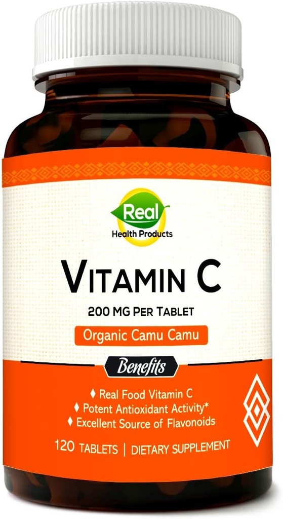 Vitamine C supplement van Camu Camu, verpakt met natuurlijke VIT C, Raw Antioxidanten - Immune Ondersteuning Supplement - Camu Camu Extract. (120 Tel.)