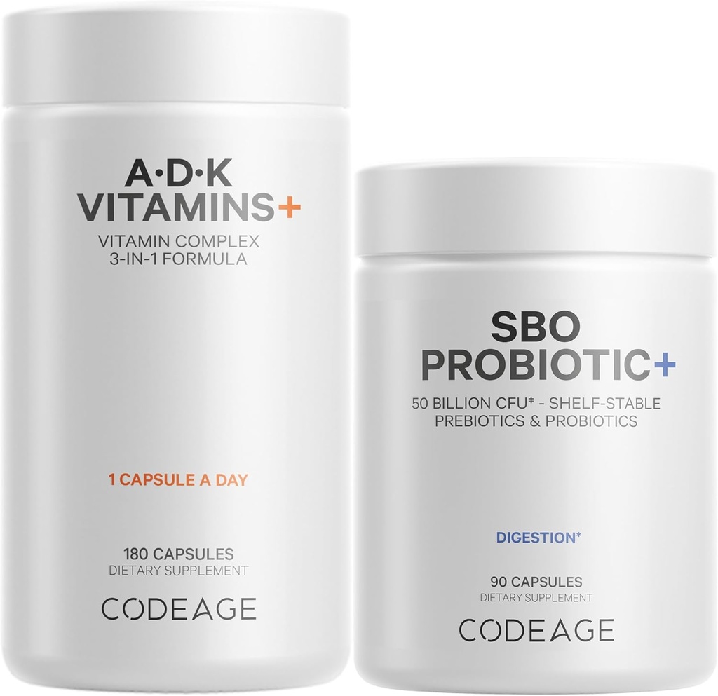 Codeage Dagelijks ADK Vitamine & Probiotic Bundle 