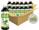 Kruidengoed Avocado Leaf Extract Liquid Supplement - Probiotic Protein Gut Health Fiber Supplement Bone Health & Immune Support -12(12oz) btls (Pack of 12)
