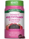 De waarheid van de natuur Womens Multivitamine Gummies Plus Collageen & Biotine 70 Count 