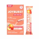 JOYBURST Energy Drink Mix, Natural Cafeïne (200mg) voor Sustained, Jitter Free Energy, On-The-Go Natural Energy Drink Powder, Sugar Free - 16 x 4g Energy Sticks (Peach Mango)
