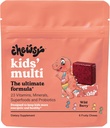 Chewsy Kids' Multivitamine + Probiotica + Superfoods Kauwen, Immuun & Digestieve Ondersteuning, Vitaminen A, C, D3, E, Zink, Kinderen Kauwbare Supplement, Individueel verpakte Fruitige Kauwen, 6-daagse levering (1)