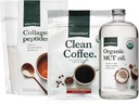 Natural Force Organic Clean Coffee + Collagen Peptides + Organic MCT Oil Bundle 