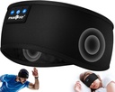 MUSICOZY Slaapkoptelefoon Bluetooth 5.4 Hoofdband, Sport draadloos oortelefoons Zweet resistent oordopjes Slapen hoofdtelefoon met Ultra-dun HD Stereo Speaker voor workout uitvoeren Cool Gadgets Unieke Gifts