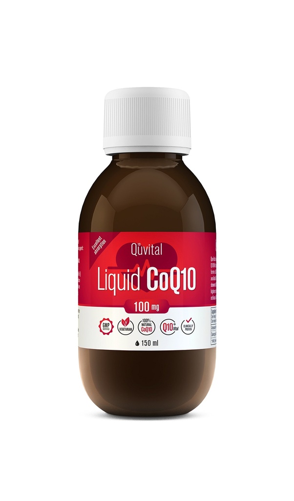 Q10Vital CoQ10 100 mg de liquide : Absorption supérieure – jusqu'à 9 fois une meilleure absorption.
