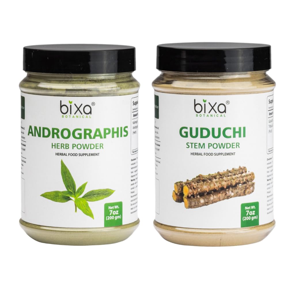 bixa BOTANIC Support Lever Wellness Andrographis + Guduchi Powder 