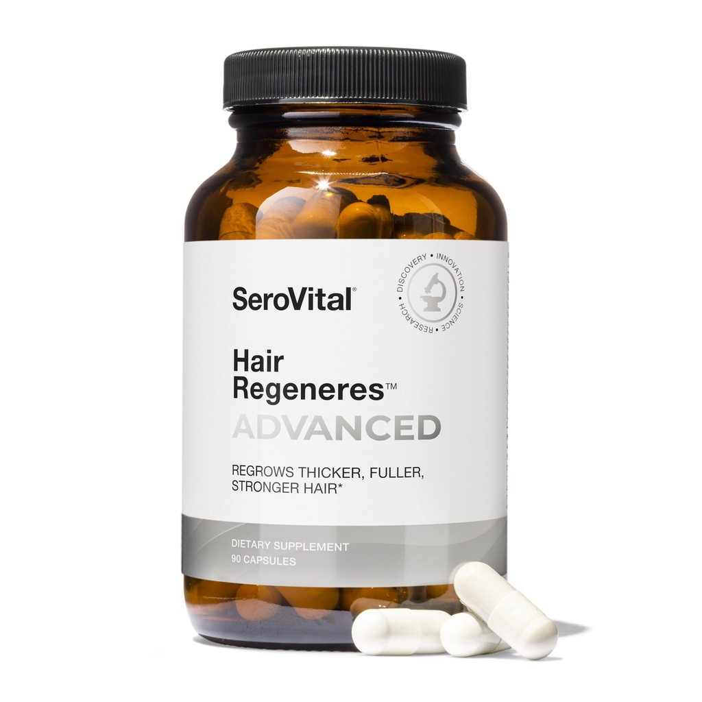 Serovital Hair Regeneres Advanced Hair Growth Supplement - Haarvitaminen voor vrouwen, Geavanceerde Haargroei, Haarverlies Behandelingen voor vrouwen, Verdovende Haarbehandeling