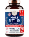 Mannelijke Vruchtbaarheid Supplement met Maca Root - Heren Gezondheid Concept Vruchtbaarheid Prenatale Vitaminen Plus Natuurlijke Extracten - Prenatale Vruchtbaarheid Supplementen voor mannen - 3e Partij Getest - 120 Capsules, 2 Maand