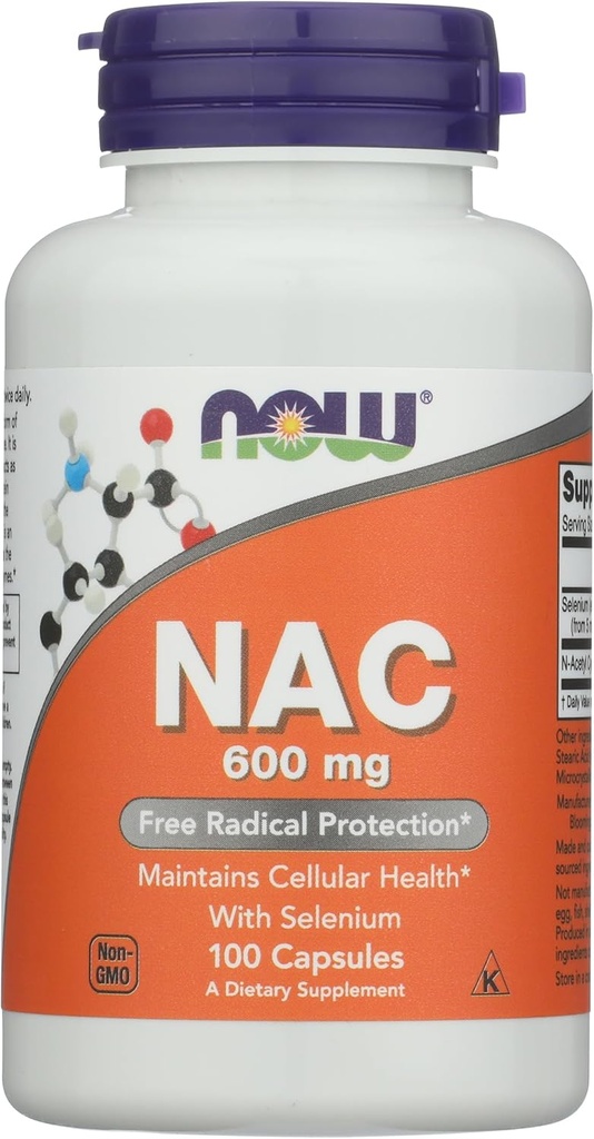 Nu Foods Nacacetyl Cysteine 600mg Capsules, 100 CT
