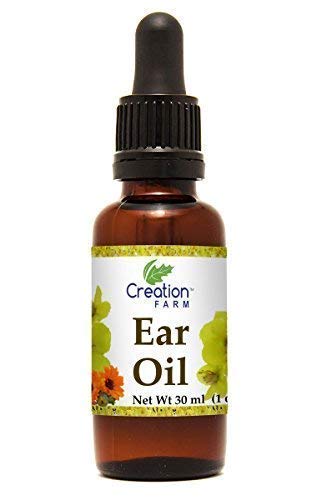 Création des gouttes d'huile d'oreille agricole avec Mullein, Calendula, St Johns Wort, All Natural Herbal Relief for Earwax Removal, Earache apaisant, Itchy Irritated, Clogged or Sec Ears Made in USA