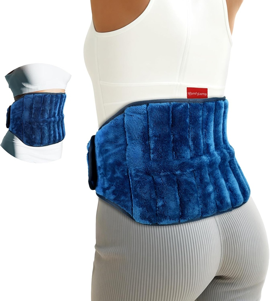 Comfytemp Magnetron Verwarming Pad voor Rugpijn Verlichting, Perioden Krampen, 2.5LB Draagbare Magnetron Verwarmingskussens, Moist Heat Therapie voor Sciatica, Waist Coccyx, Warm Compress Recovery Krijgen Goed Gift