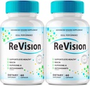 IDEAL PERFORMANCE (2 Pack) Revision Eye Supplement Pillen Advanced Vision 2.0 Eye Care Complex Vitamin Capsules Pro (120 Capsules)