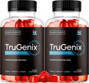 (2 Pack) TruGenix Gummies, TruGenix Gummies for Men, Officiële TruGenix Gummies Advanced Formula, TruGenix ACV Gummies, TruGenix Support Supplement Gummies, Premium Formula, 120 Gummies voor 2 maanden