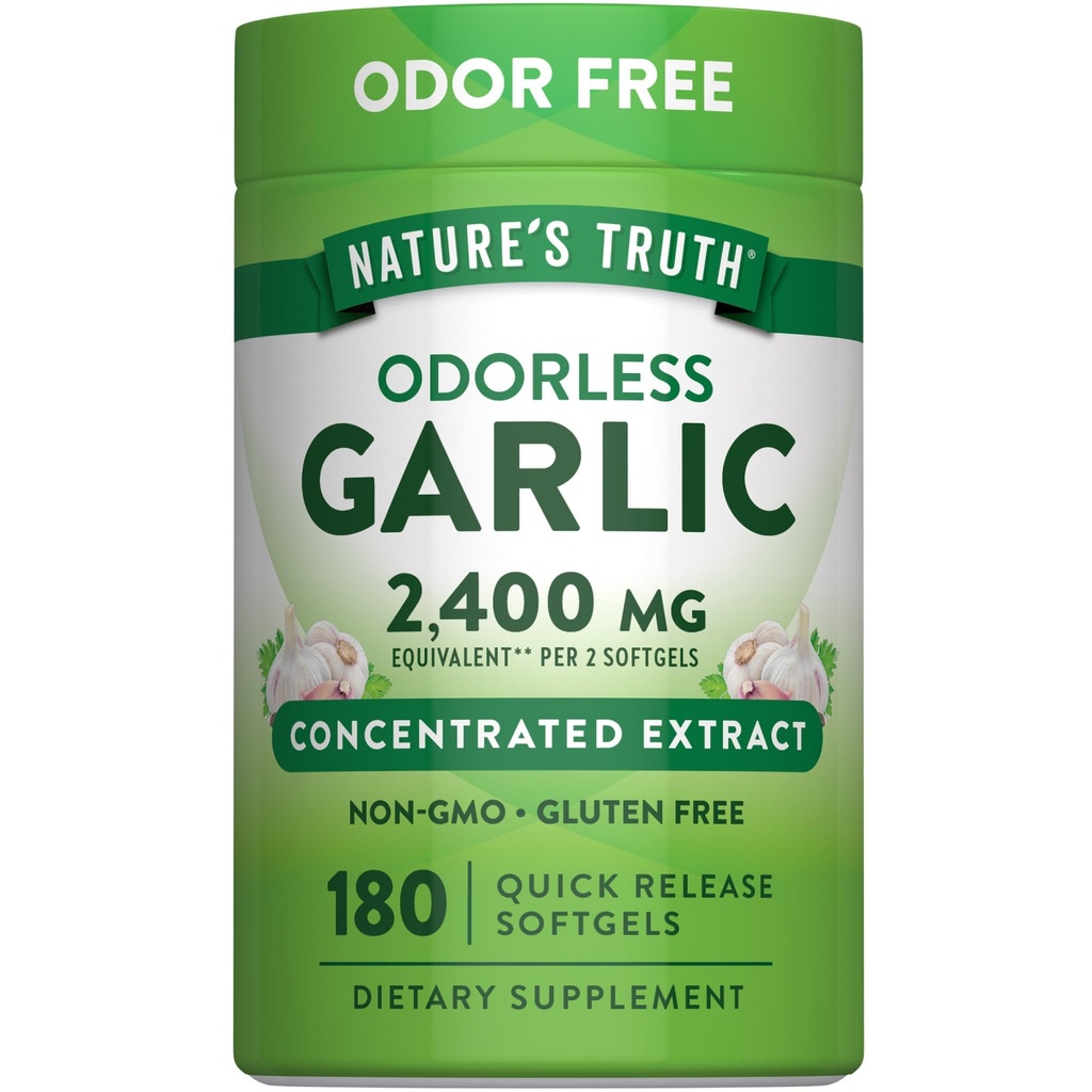 De waarheid van de natuur Odorless Knoflook Softgels 